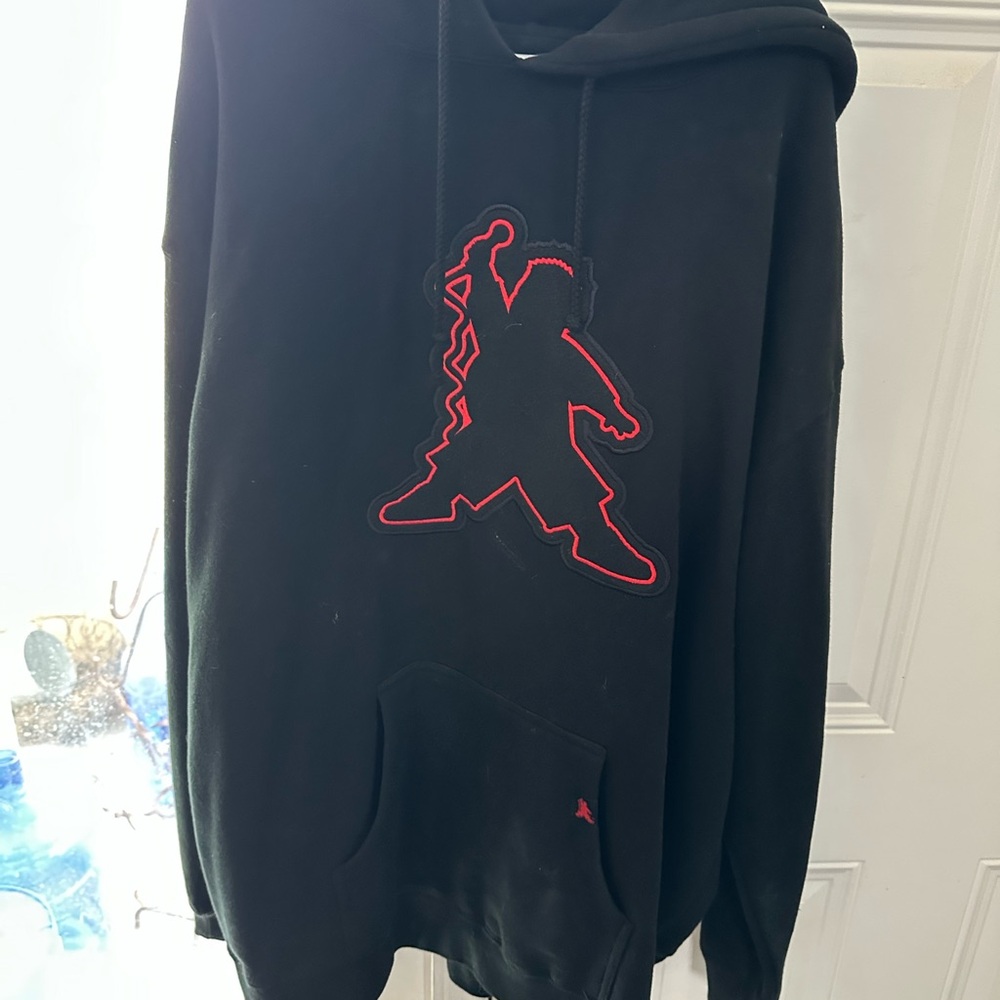 Show Hoody for "Fluffy" Black Hoodie with Design Embroidery